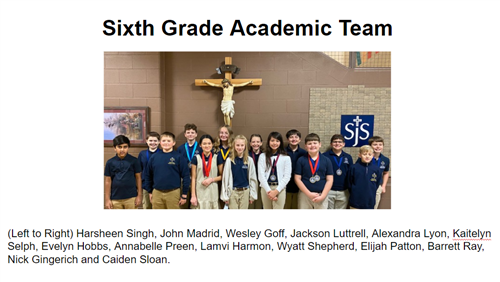 6th Grade Showcase